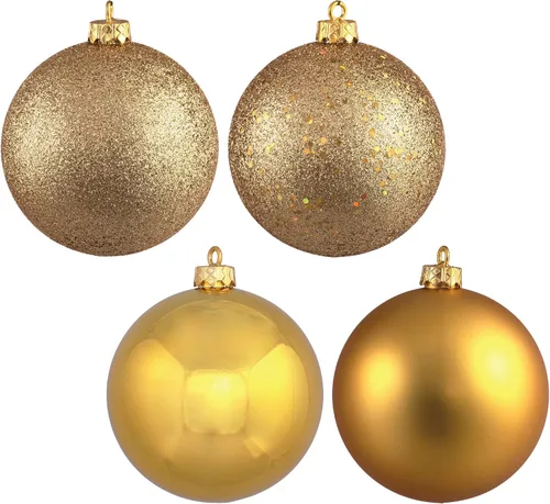 Vista 18 de Vickerman Adorno de Bola de 24" Oro Antiguo, 4 Acabados, 24 por Caja