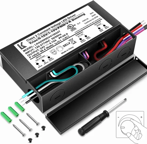 Vista 9 de Controlador LED regulable de 12 V 60 W, Triac/ELV/MLV/0-10V/1-10V/PWM/V-R, fuente de alimentación de CA a CC, transformador LED impermeable IP67