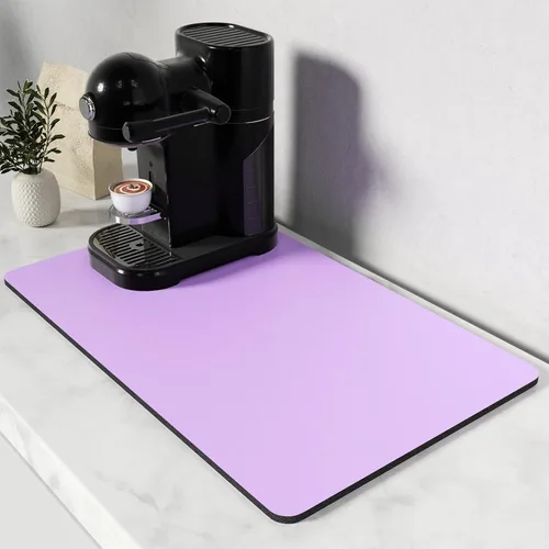 Vista 10 de Rnivvi Tapete de secado de platos para encimera de cocina, 16 x 18 pulgadas, bonita almohadilla de secado absorbente resistente al calor con goma