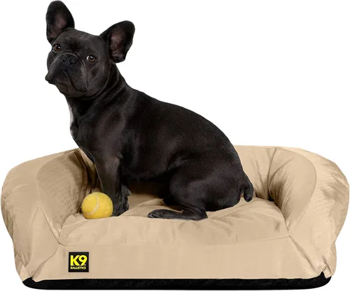Vista 19 de K9 Ballistics Cama ortopédica resistente para perros con cojín pequeño, lavable, duradera y resistente al agua, hecha para perros de juguete y Negro