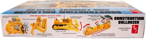 Vista 3 de AMT Lowboy - Juego de remolque y excavadora a escala 1:25 (AMT1218), color negro