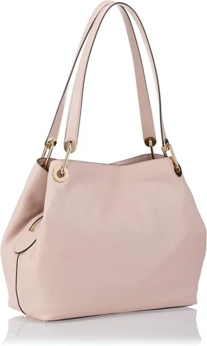Vista 2 de Michael Kors Raven - Bolso de hombro grande de piel con guijarros Rosa (rosa suave).