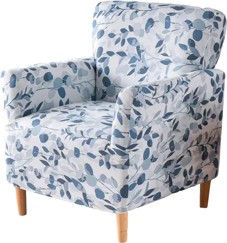 Vista 21 de FUANGUI Funda para Sillón de Banquete con Brazos Fundas para Sillas Elásticas Funda para Sillón Club Funda Suave para Sillón Sofá Cubiertas