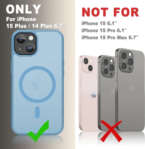 Vista 1309 de Funda para Google Pixel 10 Pro XL, cubierta magnética mate, color negro Fit for MagSafe, Screen Protector included, Shockproof Military Grade