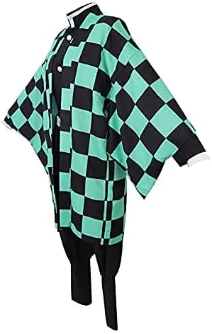 Vista 4 de Disfraz de anime para hombre, kimono, disfraz de fiesta de Halloween
