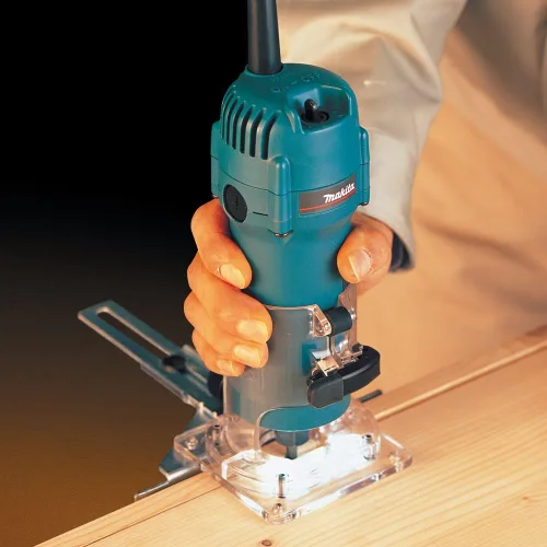 Vista 5 de Makita 3707FC Base Fija laminado Trimmer con luz LED