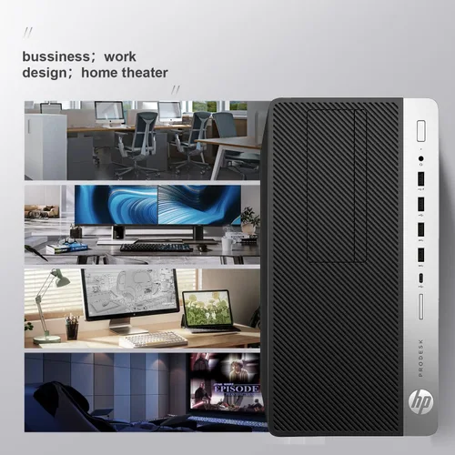 Vista 3 de HP ProDesk 600 G3 Mini Tower Escritorio PC i7-7700 hasta 4.20GHz 32GB RAM 512GB SSD + 1TB HDD HDMI integrado Wi-Fi y BT DVD-RW Soporte de monitor