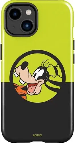 Vista 5 de Skinit Impact - Funda para teléfono compatible con iPhone 14 Plus, diseño oficial de Disney Friends Donald Duck Thinking Negro-DX5