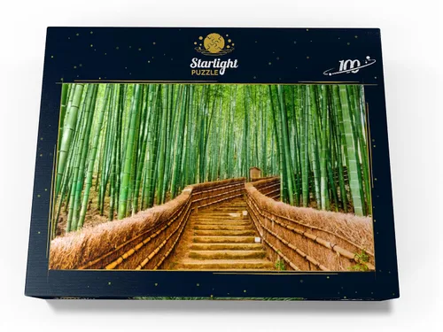 Vista 4 de MyPuzzle Kyoto Japan in Bamboo Forest - Rompecabezas prémium de 100 piezas para adultos