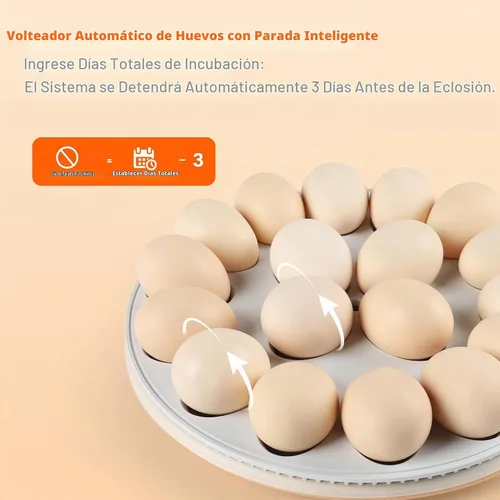 Vista 7 de Incubadora de huevos para incubar huevos: Turner automático ±1°F Temperatura