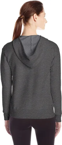 Vista 2 de Hanes EcoSmart - Sudadera con capucha y cremallera completa para mujer, cómoda sudadera con capucha para mujer