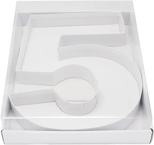 Vista 10 de WENPACK 2025 - Caja de regalo de cartón con forma de tapa transparente (negro, tapa graduada)