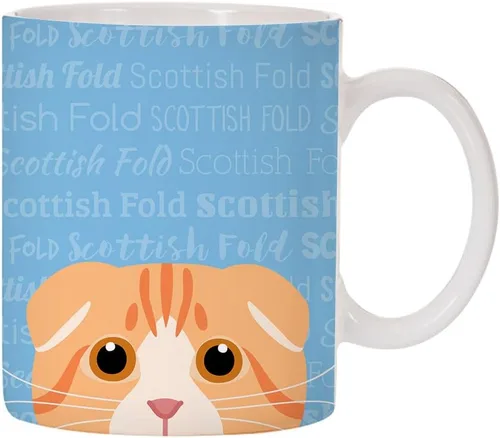 Vista 8 de Adorable diseño de raza de gato taza de café de cerámica de 11 oz (abisinio)
