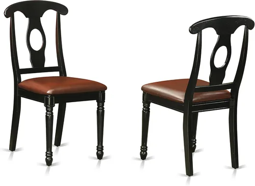 Vista 6 de East West Furniture PLKE5-BCH-LC - Juego de muebles de comedor de 5 piezas, incluye una mesa de cocina ovalada con hoja de mariposa y 4 sillas