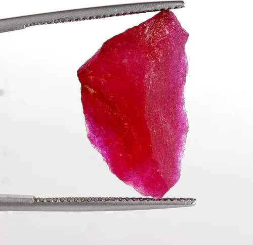 Vista 2 de 21.00ct. Calidad AAA + EGL certificado rubí rojo rubí rojo Raw Rough vidrio de curación Natural rubí para joyas dp-245