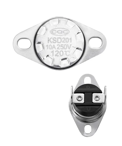 Vista 7 de KSD201 70 Fusible térmico para termostato de microondas para microondas GE, interruptor térmico universal normalmente cerrado, reemplazo