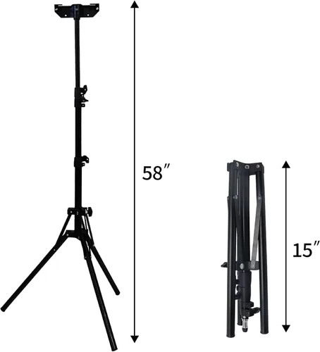 Vista 2 de Trípode profesional del marcador, soporte portátil de longitud ajustable, soporte fácil de instalar