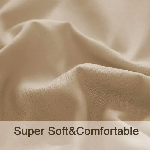 Vista 4 de SONORO KATE Juego de sábanas de microfibra súper suave de 1800 hilos, sábanas egipcias de lujo con bolsillo profundo de 16 pulgadas, antiarrugas e