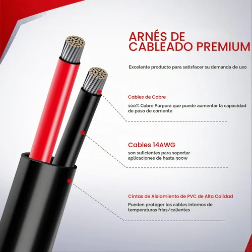 Vista 9 de Nilight 10018W 14AWG Kit de arnés de cableado con conector DT Barra de 12V, interruptor de encendido y apagado, relé de potencia, fusible de hoja