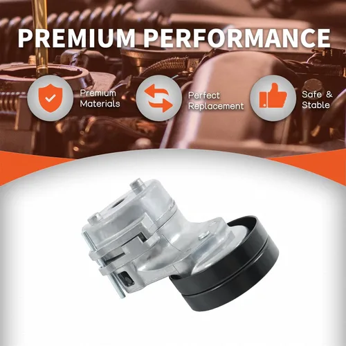 Vista 3 de labwork Reemplazo del conjunto del tensor de correa para el submodelo Liberty Limited Sport 2.8L 4x4 2005-2006 5072440AB 5072440AC