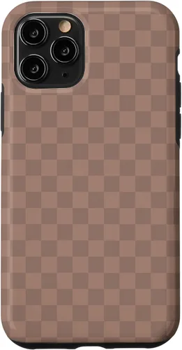 Vista 29 de Chic Brown Checkered Checkerboard Pattern Trendy Case for iPhone 16