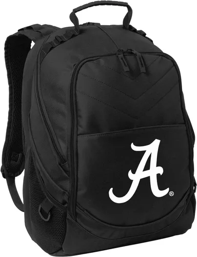 Vista 12 de Broad Bay Mochila Alabama University of Alabama Crimson Tide - Bolsas para computadora portátil, Negro y Gris - Logo Redondo, Tamaño único, Mochila