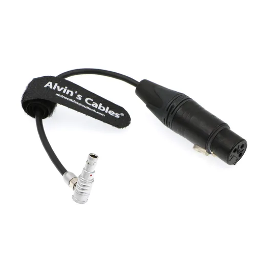 Vista 6 de Alvin's Cables Arri Alexa Mini Cable de Audio 5 Pin 00 Macho a XLR 3 Pin Hembra