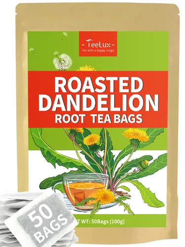 Vista 22 de TeeLux - Bolsas de té de cebada, sabor a nuez y tostado, sin cafeína, 0.07 oz x 50 bolsas Té de grano de cebada asada con aroma a nuez, sin