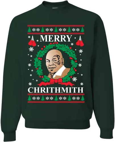 Vista 20 de Merry Chrithmith Ugly Christmas Sweater Unisex Crewneck Graphic Sweatshirt Negro Bitcheth