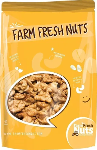 Vista 12 de Mitades y piezas de nueces de California sin cáscara cruda (1 libra), se compara con nueces orgánicas, gran fuente de Omega 3, aptas para veganas