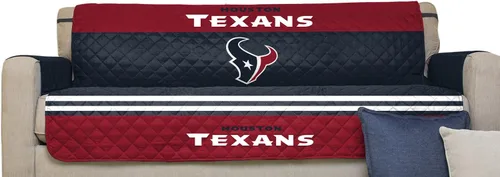 Vista 6 de Pegasus Sports NFL NFL - Protector reversible para sofá de la NFL, con correas elásticas, 75 x 110 pulgadas