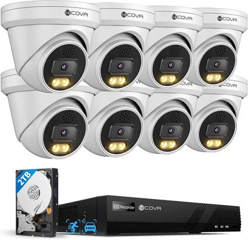 Vista 12 de Sistema de cámara de seguridad PoE 4COVR con disco duro de 2 TB, LY97KA5M0804