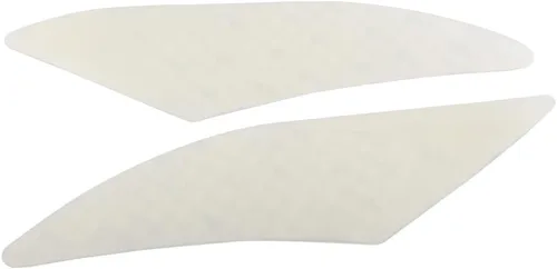 Vista 3 de Almohadilla lateral de tracción para tanque de motocicleta, protector de agarre de rodilla para Yamaha YZF R6 2017-2018, color blanco