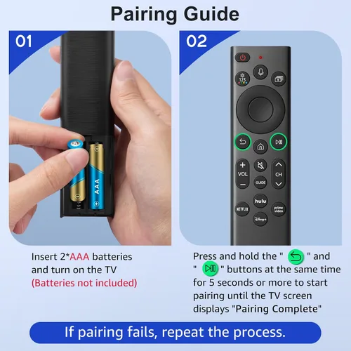 Vista 4 de Paquete de 2: reemplazo remoto por voz para control remoto Samsung-TV, compatible con todos los televisores inteligentes Samsung Frame Neo QLED UHD
