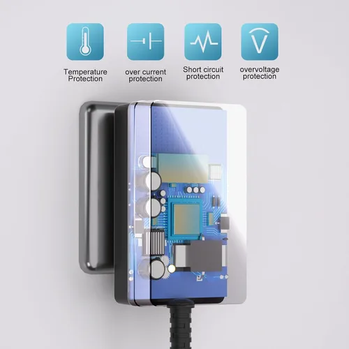 Vista 4 de Cargador de 24 V compatible con pistola de masaje Hyperice Hypervolt – apto para Toloco Em26, Aerlang Em13, Hypervolt, Darkiron, Hardnex, Legiral