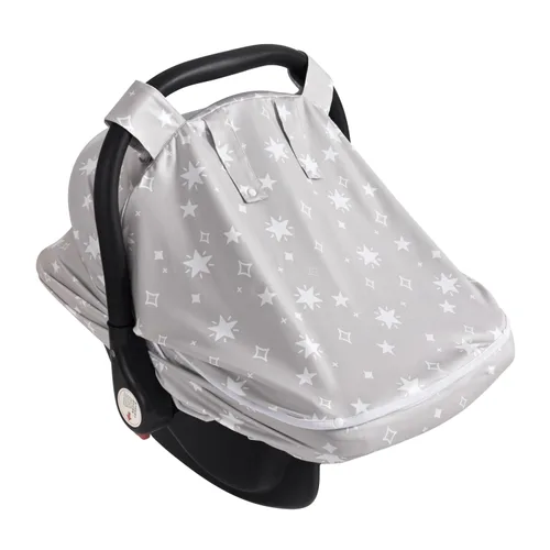 Vista 17 de Funda de asiento de automóvil para bebé, cubierta suave para protección solar, transpirable, cómoda, protección para asiento de automóvil