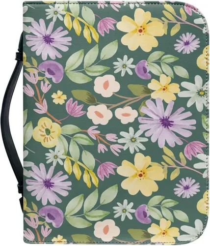 Vista 18 de TODIYADDU Cubierta de la Biblia Personalizable Personalizable PU Biblia Protector Libro Cubierta de la Biblia Bolsa de asas