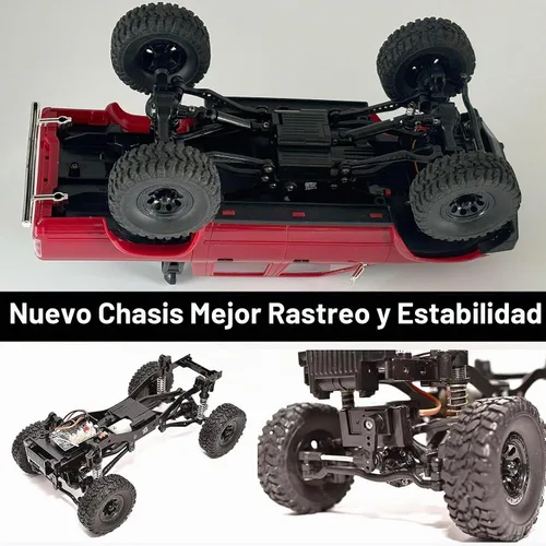 Vista 5 de WPLDEWAN 1/16 RC Crawler WPL C64-1 Camión de control remoto Off Road
