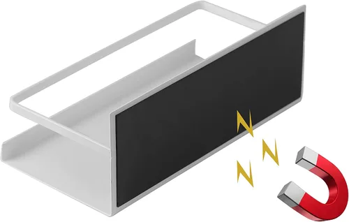 Vista 9 de NHZ Estante magnético para especias, refrigerador magnético para especias, estante magnético, estantes metálicos para refrigerador con imanes extra