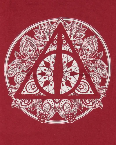 Vista 3 de Harry Potter - Camiseta con diseño de henna de las Reliquias de la Muerte para mujer