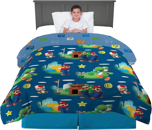 Vista 36 de Franco Ropa de cama para niños, edredón de microfibra suave, individual, Hello Kitty