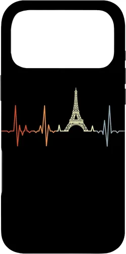 Vista 22 de My Heart Beats For Paris France Eiffel Tower Case for iPhone 16