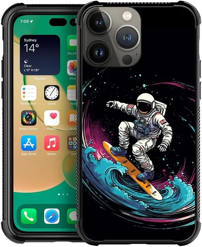 Vista 412 de Funda compatible con iPhone 15, diseño de elefantes africanos, diseño increíble a prueba de golpes, antiarañazos, carcasa trasera de policarbonato