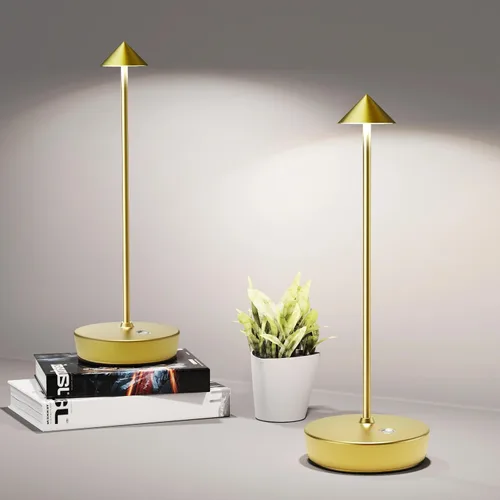 Vista 15 de Lámparas de mesa inalámbricas recargables, 6000 mAh, funciona con pilas, lámpara de escritorio LED para exteriores, impermeable, portátil, táctil