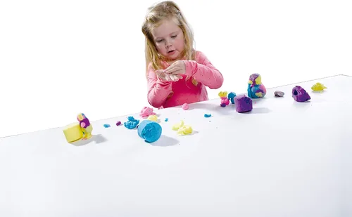 Vista 3 de SES Creative 4 unidades de súper arcilla con purpurina de colores surtidos para artes y manualidades