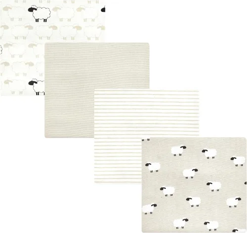Vista 80 de Hudson Baby Mantas receptoras unisex de franela de algodón para bebé, avión, talla única