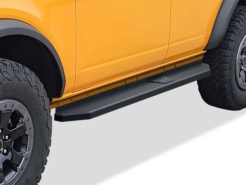 Vista 7 de APS Estribos de 5 pulgadas, color negro mate, compatibles con Ford Bronco 2021-2026 Sport Utility de 4 puertas, acero inoxidable
