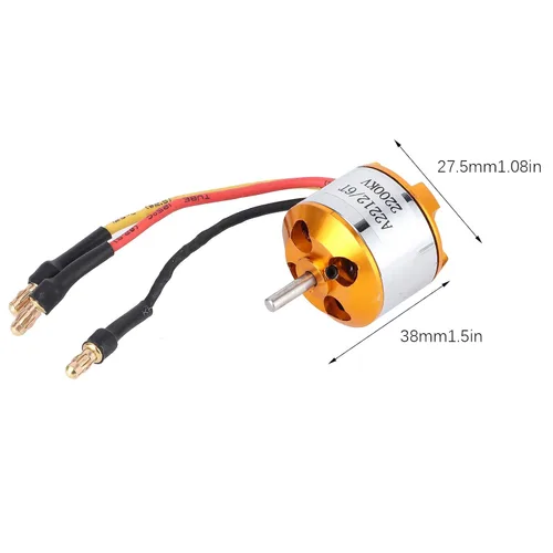 Vista 4 de RC sin escobillas ESCToys RC Motor ESC Set 2212 KV2200 Motor 40A sin escobillas ESC Science Kits 40A Esc Controlador de velocidad sin escobillas 15A