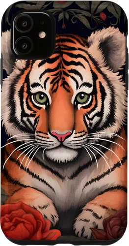 Vista 8 de Red Roses Tiger Cub Case for iPhone 17