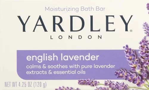 Vista 2 de Yardley London Moisturizing Bar English Lavender with Essential Oils 4.25 oz (Pack of 8)